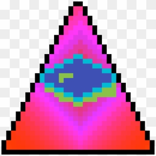 Rainbow Illuminati - Illuminati Pixel Art Clipart