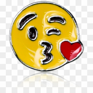 Kissing Emoji - Circle Clipart