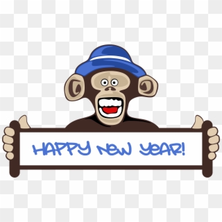 This Free Icons Png Design Of Happy New Year Monkey Clipart