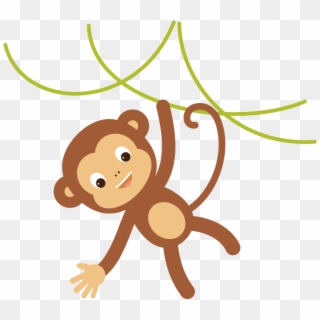 Hanging Monkey Png - Complex Animal Adobe Illustrator Clipart