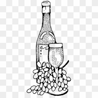 This Free Icons Png Design Of Wine Bottle And Glass Clipart