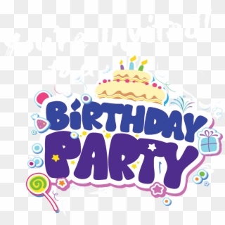 Birthday Party Png - Birthday Party Logo Png Clipart