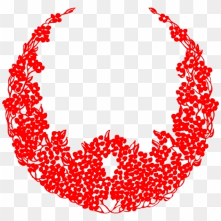 Christmas Wreath Pictures Clip Art - Red Wreath Circle Png Transparent Png