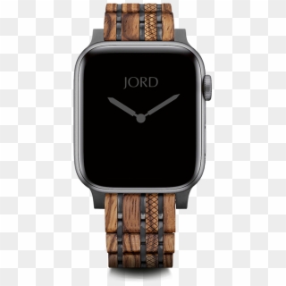 Zebrawood And Metal Apple Watch Band - Watch Bands Clipart