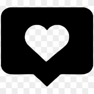 Heart Icons Notification - Instagram Button Icons Png Clipart