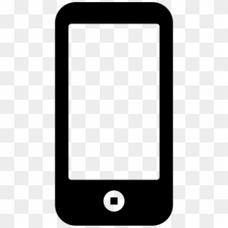 Cellphone With One Button Comments - Tablet Png Icon Clipart