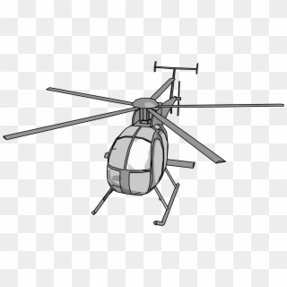 Md 500 Helicopter Png Clipart Picture - Helicopter Rotor Transparent Png