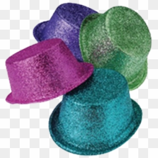 Glitter Top Hats - Party Hat Clipart