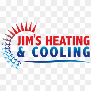 Jim S Heating Cooling Air Conditioner Furnace Repair - Heating And Cooling Logo Png Clipart