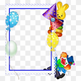 Happy Birthday Transparent Png Party Frame - Birth Day Photo Frame Png Clipart