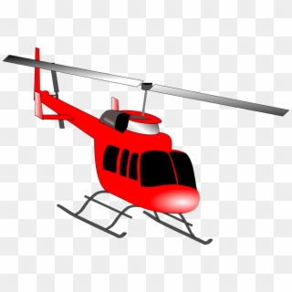 Red Helicopter Png Free Download - Helicopter Clipart Transparent Png