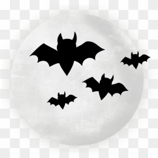 Halloween Bat Png Clipart - Emblem Transparent Png