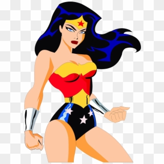 Wonder Woman Cliparts - La Mujer Maravilla Png Transparent Png