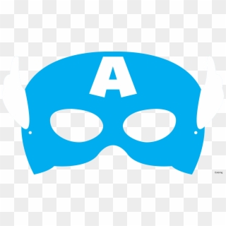 Captain America Mask Template Printable Clipart