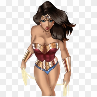 Wonder Woman W/ Lasso By Renders-graphiques - Wonder Woman Cartoon Hot Clipart