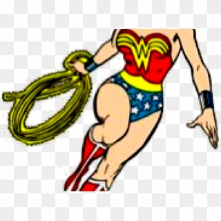 Strong Wonder Woman Cartoon Clipart