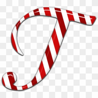 Candycane Letter T Text Candy 1488238 - Illustration Clipart