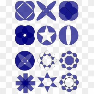 Image Result For Geometric Shapes Clipart - Circular Geometric Shape - Png Download