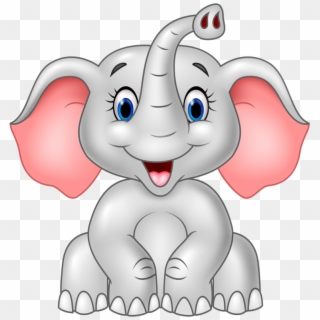 165 [преобразованный] - Cartoon Baby Elephant Head Clipart