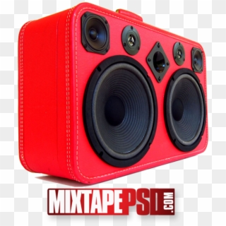 Red Speaker Png - Speaker Boombox Clipart