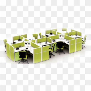 In Chennai Partition Chairs - Sitting Arrangement In Office Clipart