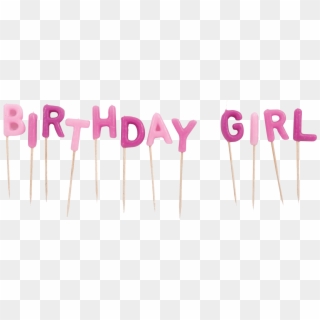 Birthday Girl Candles - Happy Birthday Girl Png Clipart