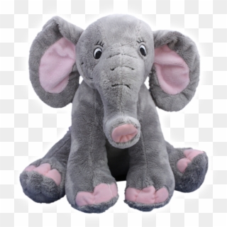 16 Inch Trunks The Elephant Heartbeat Animal With Sound - Elephant Teddy Png Clipart