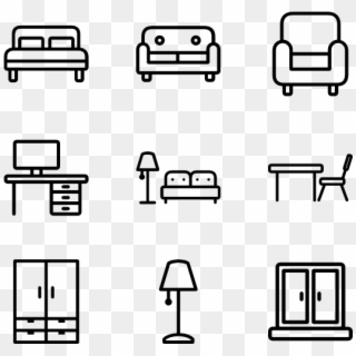 Home Living - Living Room Icon Free Clipart