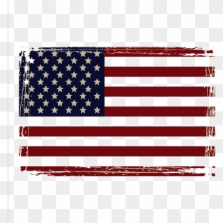 Distressed American Flag Png - American Flag Worn Png Clipart