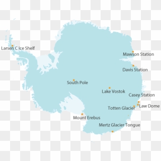 Graphic Minecraft Locations - Antarctica Land Vs Ice Clipart
