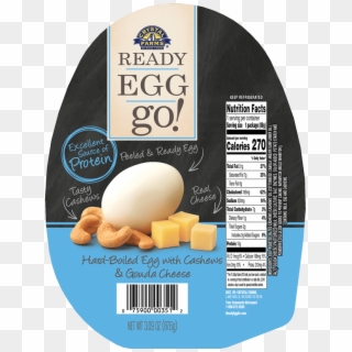 Hard-boiled Egg With Cashews & Gouda Cheese - Hard Boiled Egg Protein Pack Clipart