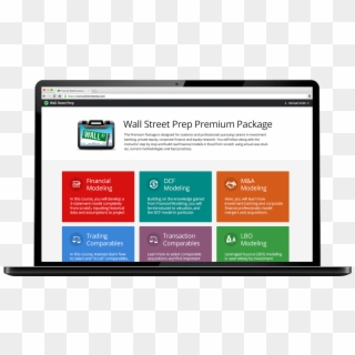 Premium Package - Wall Street Prep Model Clipart