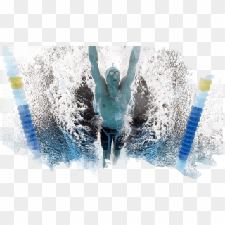 03 Michael Phelps En Una Semifina De 200 M En 2016 - Blue-footed Booby Clipart