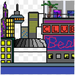 Cyberpunk City Clipart