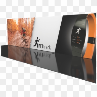 Fit Track Trade Show Banner - Box Clipart