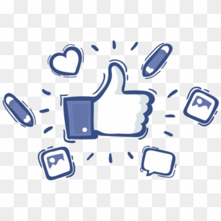 How To Have As Many As I Like On Facebook - Facebook Icon Thumb Down Clipart