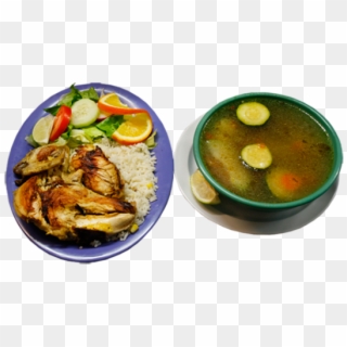 Chicken Soup - Sopa De Gallina Asada Clipart