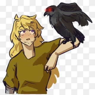 Yang Xiao Long Weiss Schnee Bird Bird Of Prey Vertebrate - Raven Branwen And Yang Clipart