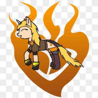 Ssiillvviiaaa, Ember Celica, Ponified, Rwby, Safe, - Rwby Yang Emblem Clipart