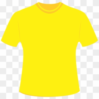 Lemon Yellow Polo Shirt Clipart