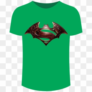 Camiseta Batman Verde - Active Shirt Clipart