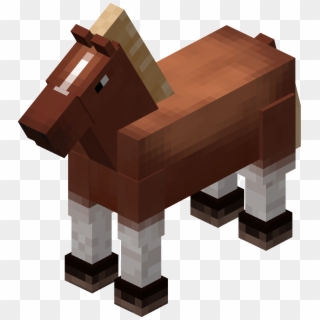 Minecraft Horse Png - Brown Minecraft Horse Clipart