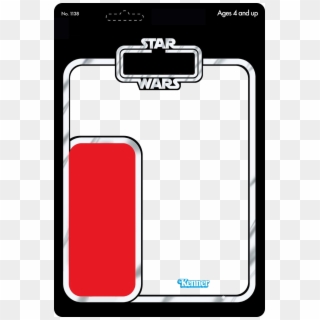 Png Star Wars Card Back - Star Wars Action Figure Card Template Clipart
