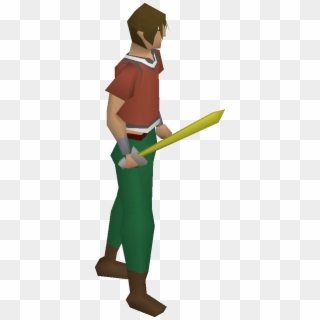 Starter Sword, One Of The Best Scimitars In Old School - Runescape Starter Character Clipart