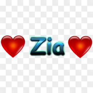 Zia Love Name Heart Design Png - Ava Name Tag Clipart