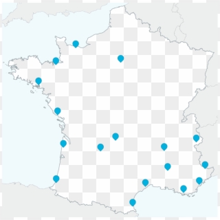 Map Of France - Club Med France Carte Clipart