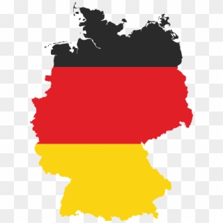Map German Of Flag States Berlin Germany Image Category - Germany With German Flag Clipart