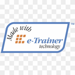 E Trainer Technology Logo Png Transparent - Trainer Clipart
