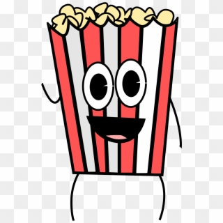 This Free Icons Png Design Of Topcorn Png - Smiling Popcorn Bag Clipart