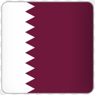 Qatar Flag Square Icon Clipart